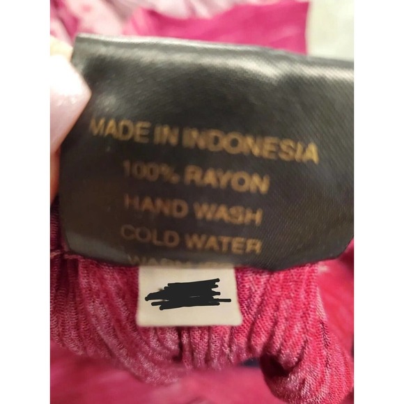 Mina Collection Womens Multicolor Tie Dye 100% Rayon Pull On Harem Pant M - Picture 13 of 13